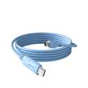 IQlionco USB Type A to USB Type Mini B, Console Cable with FT232 Chipset (Blue, 6FT)