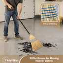 TidyBliss 59” Corn Broom Heavy Duty for Sweeping Garden, Garage, Yard, Porch