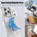 Nvollnoe for iPhone 17 Pro Max Case Compatible with MagSafe Military Grade Shockproof Heavy Duty Protective Adjustable Kickstand Matte Semi Clear Phone Case for iPhone 17 Pro Max(Clear)
