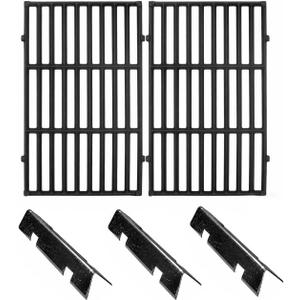 Replacement Parts Kit for Weber Spirit II 200 Series Grills - Grill Grates (7637, 7849) & Flavorizer Bars (7635, 69796, 3400301) - Compatible with E210, S210, E220, S220, GS4 Spirit Models