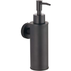 BGL Soap Dispenser Stainless Stee Black Round 304 Wall Mount Liquid and Soap Dispenser for Kitchen and Bathroom