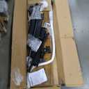 Agilestic Electric Standing Desk, 48 x 24 Inches Height Adjustable Desk, Sit Stand up for Work Office Home, Ergonomic Rising Computer Table with Memory Preset, Rustic Brown