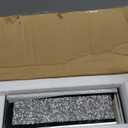 Wocred Flat Mirror Napkin Holder for Bathroom Vanity,Crystal Crushed Diamond Guest Towel Holder,Cute Napkin Tray for Kitchen,Dining table,Guest Bathroom.(8.1X8.1X2.6)