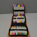 ARTISTRO 60 Acrylic Paint Markers for Fabric, Rocks, Paper, Wood, Canvas, Glass, DIY - Safe for Kids Dual Tip Acrylic Paint Pens (Dual Tip Dot + Brush, 60)