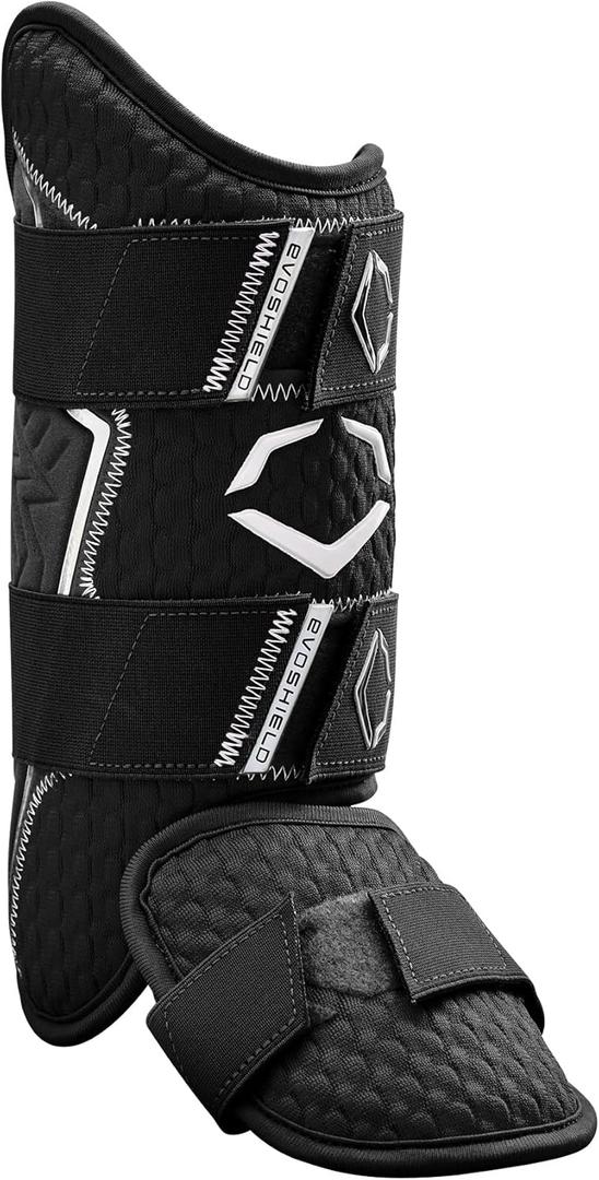 EvoShield Pro-SRZ 2.0 Batter's Leg Guard - Black, Left Hand Hitter
