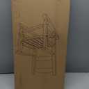 Kids Rocking Chair for Toddler and Small Baby Wooden Comfy Rocker Furniture Indoor Cozy Recliner for Bedroom Living Room Lounge Outdoor Brown