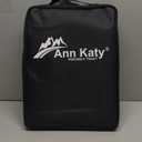 Upgrade XL Portable Toilet for Adults, Extra Large Portable Travel Floding Toilet, Camping Tall Toilets with Lid for Adults and Kids Compact Potty for Car,Hiking,Beach and Camping (Black)