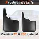 Mud Flaps Compatible with 2011-2016 Ford F250 F350 F450 F550 Super Duty Trucks Mud Guards Splash Guards Front & Rear Without Fender Flares #BC3Z-16A550-FA #BC3Z-16A550-BB 4pcs