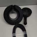 Shower Heads with Handheld Spray Combo: 7.2" Rain Shower Head & Handheld Shower Head 2-IN-1 Shower Head with 60" Hose (BLACK), Shower Trim Systems