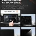 CDEFG For 2025 2026 Volkswagen Jetta Screen Protector - 8 Inch Matte Anti Glare Tempered Glass - Jetta (SE, SEL, GLI Autobahn) Touchscreen Accessories