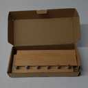 10.6Inch Key Holder for Wall Decorative with 6 CNC Hooks, Farmhouse Entryway Key and Mail Organizer Coat Rack with Shelf, Wall Mount Wood Dog Leash Hanger Stylish Home Décor