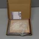 5x7 Picture Frame Wood Natural Solid Walnut Photo Frames with 4x6 Mat, Handcrafted Wooden Frame for Tabletop or Wall Mounting Display