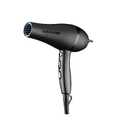 Nano Titanium 2000-Watt Blow Dryer with Concentrator Nozzle, Professional Grade Ionic Corded Styling Tool for Hair (Black)