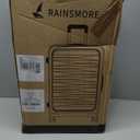 RAINSMORE Expandable Carry on Luggage 20 Inch, Airline Approved Carry on Suitcase with Front Pocket&Laptop Compartment, Hardshell Rolling Travel Luggage with Spinner Wheels, Royal Blue