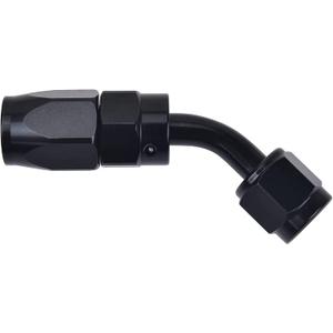 EVIL ENERGY 8AN Hose End Fitting 45 Degree Swivel for CPE Braided Hose Black
