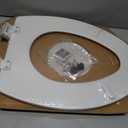 Bemis 1500EC Durable Wooden Toilet Seat, Easy Clean Hinges, Made in USA, Elongated, White