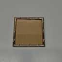 YiPinYin 4x4''Bamboo Detail Gold Metal Picture Frame Mat 3x3'',3x3''Cute Gold Plated Baby Nurse Photo Frames With Velvet Backing for Desktop and Wall Décor,Gift Packed 4x4'' Metal Frame.
