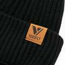 Vgogfly Lined Men Beanie Slouchy Knit Skull Cap Warm Stocking Hats Guys Women Striped Winter Beanie Hat (M)