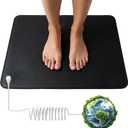 Grounding Mat Earthing Mat for Desk, Bed & Floor | Conductive Wellness Mat for Relaxation, Recovery & Restful Sleep | Anti-Slip, Durable, Easy Setup