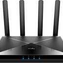 Cudy New 4G LTE Cat 18 WiFi 6 Router, Up to 1.2Gbps 4G LTE Modem, Qualcomm Chipset, 4 x 4 MIMO, AX1800, OpenVPN, Wireguard, Zerotier, Cloudflare, IPv6, Detachable Antennas, Dual SIM, LT18