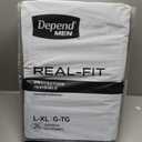 Depend Real Fit Incontinence Underwear for Men, L/XL, 52 Count