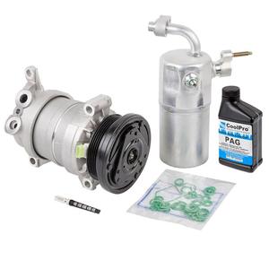 AC Compressor & A/C Repair Kit For Chevy Silverado GMC Sierra 1500 V8 1999 2000 2001 2002 Replaces Delphi HU6 