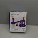 Jasonwell Pool Toys Games Set - 3 in 1 Pool Volleyball Net Basketball Hoop Ring Toss Game Inflatable Floats Water Floating Volleyball Swimming Pools Party Game Accessories Toy Gift Kids Teens Adults (Blue&red)