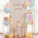 Cylinder Pedestal Stands for Party: Three-Piece Set - 23.6"/31.5"/39.4" Tall Cake Pedestal Stand for Party - Gold Cylinder Cake Table for Outdoor Indoor