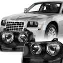 Headlights Compatible with 2005-2010 Chrysler 300
