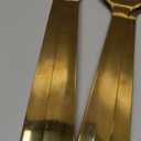 13-Inch Gold Serving Spoons Set, TEHAHA Large Serving Spoons For Buffet,Catering,Stainless Steel Long Handle Service Spoon,Dishwasher safe (6, Golden)