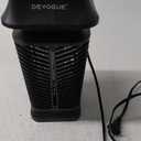 DEVOGUE Electric Bug Zapper - Electric Blue Violet Attract Insect Light - Modern Stylish Mosquito Fly Killer - Fly Mosquito Control Bug Zapper Outdoor & Home and Kitchen (Black)