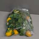 Upgraded Dense Artificial Lemon Garland with Lights Spring Summer Greenery Lemon Vine Plants Faux Fruit Cute Flowers Hanging Wreath for Wedding Home Garden Mantel Table Party Christmas Decor