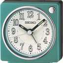 Seiko Fuji II Bedroom Alarm Clock, Metallic Green