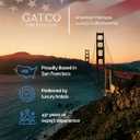 Gatco 4295A Latitude II Double Robe Hook | Wall-Mounted Bathroom Hook for Towels & Robes | Premium Metal, Satin Nickel Finish