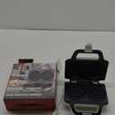 4 Inch Double Mini Waffle Maker Machine, Chaffle Maker, Waflera Electrica, Small Waffle Iron for Waffles, Keto Chaffles, Hash Browns, Cookies, Non-stick Plates