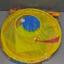 Melissa & Doug Sunny Patch Giddy Buggy Crawl-Through Tunnel, 
57.5 x 18 inches diameter when opened to play; folds flat to 18.5 x 22 x 3 inches to store