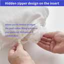 Chenille Neck Pillow for Sofa - Adjustable Headrest, Non-Slip Neck Support Cushion for Pain Relief, Comfortable Chair Pillow, Grey