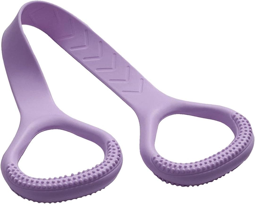 8 Shape Resistance Band, Fitness Resistance Band, Arm Exerciser, Portable, Elastic Rope Stretch Fitness Band for Resistance Training Workout (Violet)