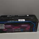 Hover-1 Drive Electric Hoverboard | 7MPH Top Speed, 3 Mile Range, Long Lasting Lithium-Ion Battery, 6HR Full-Charge, Path Illuminating LED Lights (Pink)