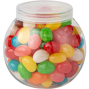 Restaurantware 3 Ounce Candy Jars 100 Disposable Small Jars - Snap-On Lids Included Bulbous Design Clear Plastic Yogurt Parfait Jars For Snacks Spices And Desserts (3 oz)