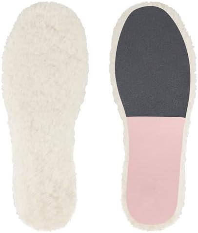 Endoto Replacement Insoles for UGG Women Slipper and Boot Shoes, Sheepskin Insole Inserts for Foot Warm, Size 10