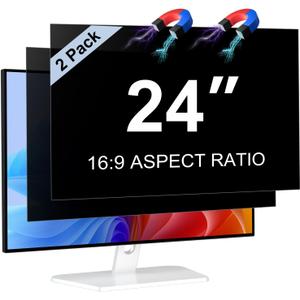 2-Pack 24 Inch Computer Privacy Screen Filter