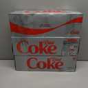 3 x Diet Coke Soda Soft Drinks, 12 fl oz Fridge Pack Cans, 12 Pack - Cola Flavored Diet Soda Soft Drinks