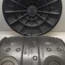 NDS FWAS24 50 Gal. Flo Stormwater Dry Well System Kit with 3 Side Panels & 1 Cover, Ideal for Rainwater Collection, Black