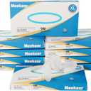 Meekear 1000 PCS TPE Disposable Gloves, X-Large Clear Latex-free & Powder-Free Food Safe Cleaning One-time-use Gloves, X-Large, 4 Mil