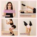 Pilates Ring Kit with Mini Ball & 3 Resistance Bands, at Home Pilates Equipment Set for Toning, Strength & Core Work, 15'' Magic Circle & 3-Level Bands