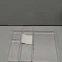 Vtopmart 44 PCS Clear Plastic Drawer Organizers Set, 4-Size Versatile Bathroom and Vanity Organizer Trays, Non-Slip Storage Containers for Makeup, Jewelries, Bedroom，Kitchen Utensils and Office