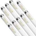 Konideke 10 Pack, F32T8/835 32W T8 Fluorescent Tube Light Bulb 48 Inch, 3500K Warm White, 4 Foot Fluorescent Bulbs, G13 Medium Bi-Pin Base