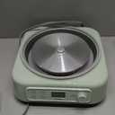 BUYDEEM 5-in-1 Slow Cooker 4.7QT with Removable Nonstick Stockpot, Compatible with Various Cookwares, Two Temperature Controls, Customized Time Settings, Auto Keep Warm for 2H, Cozy Greenish