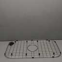 Serene Valley Sink Protector Grid 26-1/16" x 14-1/16", Centered Drain with Corner Radius 3-1/2", 304 Stainless Steel Material NLW2614C